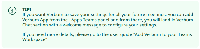 Verbum Teams quick guide TIP